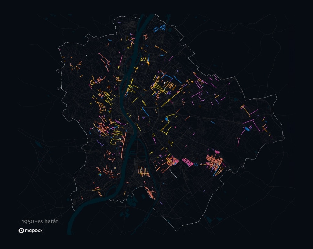 Interaktív térképen böngészhetőek a határon túli helységek nevét őrző budapesti utcák