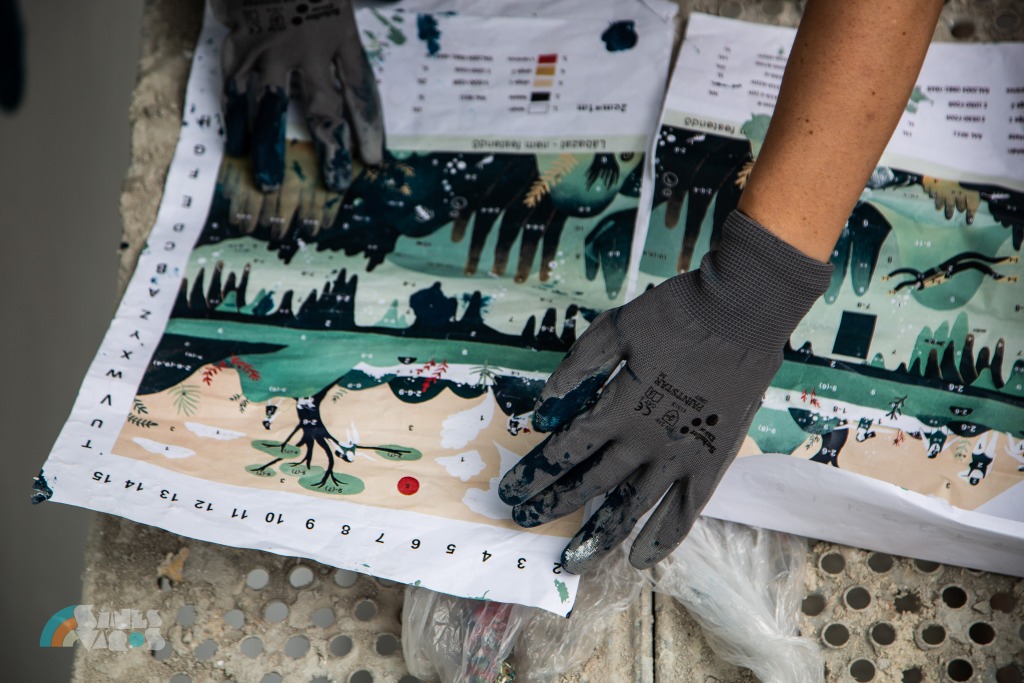 Víz alatti fantázia a Színes Város Csoport legújabb budai tűzfalfestményen